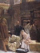 Alma-Tadema, Sir Lawrence The Picture Gallery (mk23) oil painting on canvas